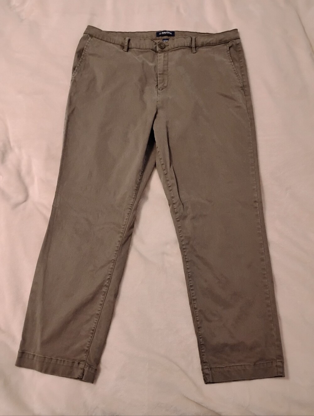 Nautica Jeans Company Women Green Pants 14 Ankle Trousers